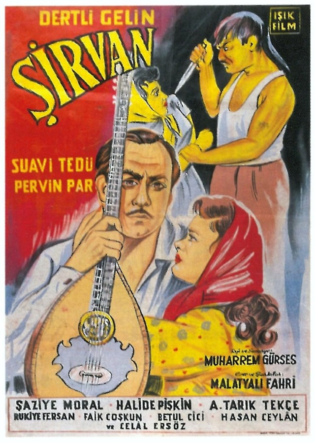 Dertli Gelin Şirvan (1957) afişi