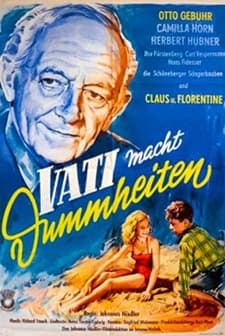 Vati Macht Dummheiten (1953) afişi