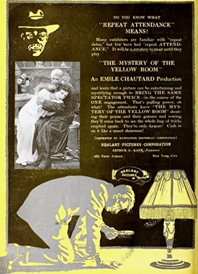 The Mystery Of The Yellow Room (1919) afişi
