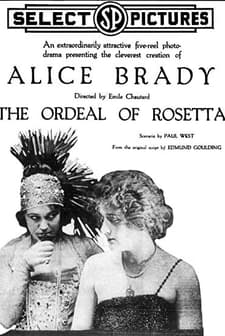 The Ordeal Of Rosetta (1918) afişi