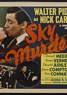 Sky Murder (1940) afişi
