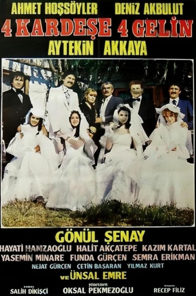 Dört Kardeşe Dört Gelin (1981) afişi