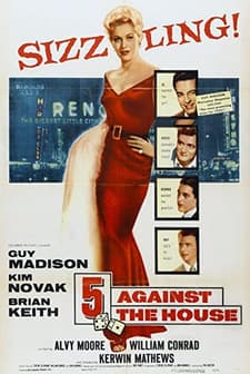 5 Against The House (1955) afişi
