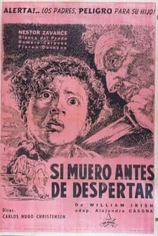 Si Muero Antes De Despertar (1952) afişi