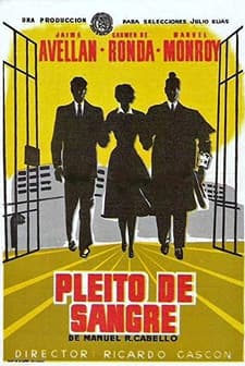 Pleito De Sangre (1956) afişi