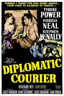 Diplomatic Courier (1952) afişi
