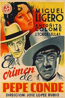 El Crimen De Pepe Conde (1946) afişi