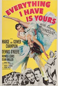 Everything ı Have ıs Yours (1952) afişi