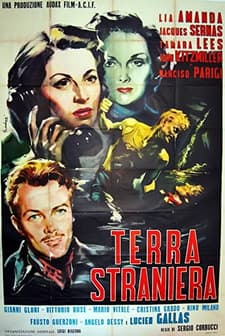 Terra straniera (1954) afişi