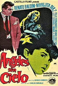Ángeles Sin Cielo (1957) afişi