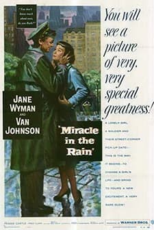 Miracle In The Rain (1956) afişi