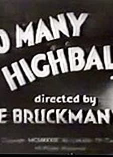 Too Many Highballs (1933) afişi