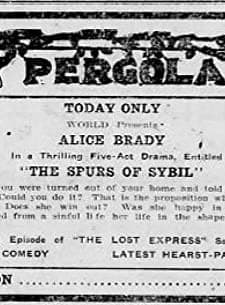 The Spurs Of Sybil (1918) afişi