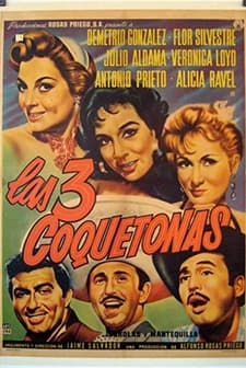 Las Tres Coquetonas (1960) afişi