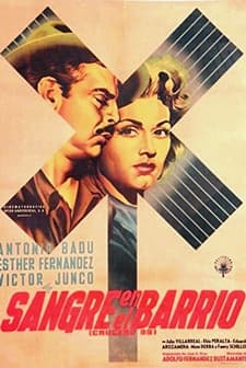 Sangre En El Barrio (1952) afişi