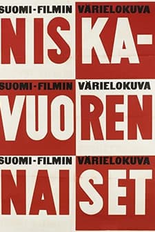 Niskavuoren Naiset (1958) afişi