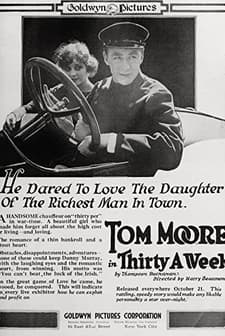 Thirty A Week (1918) afişi