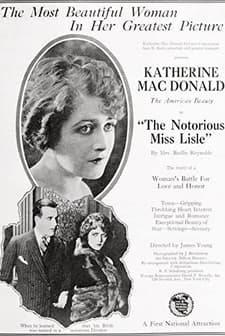 Notorious Miss Lisle (1920) afişi