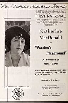 Passion's Playground (1920) afişi