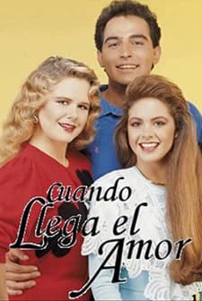 Cuando llega el amor (1990) afişi