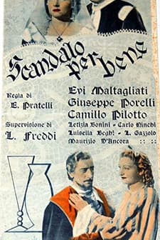 Scandalo Per Bene (1940) afişi
