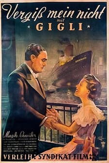 Vergiss Mein Nicht (1935) afişi