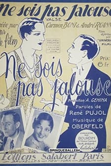 Ne Sois Pas Jalouse (1934) afişi