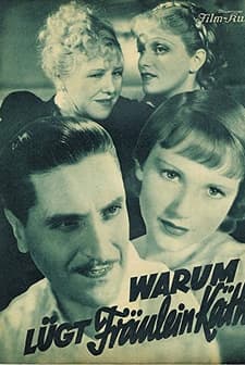 Warum Lügt Fräulein Käthe? (1935) afişi