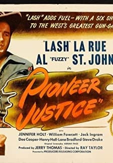 Pioneer Justice (1947) afişi