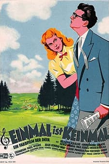 Einmal Ist Keinmal (1955) afişi