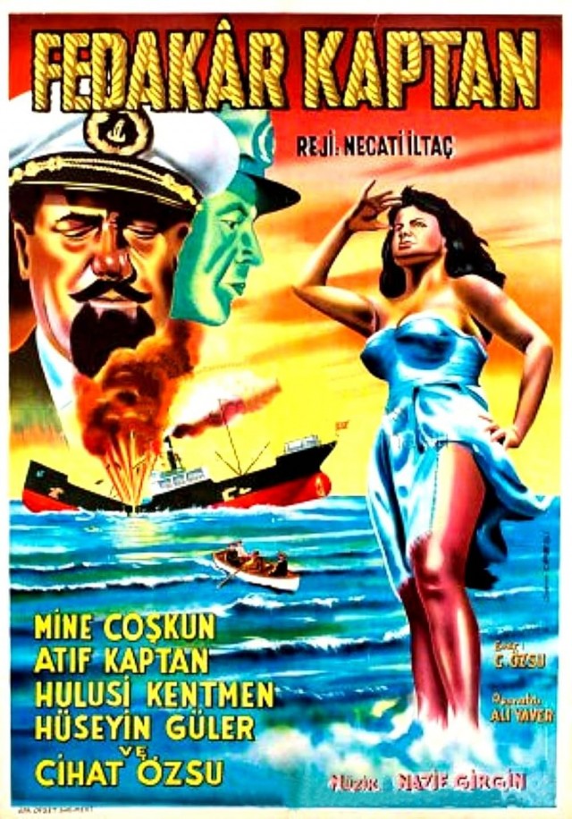 Fedakar Kaptan (1959) afişi