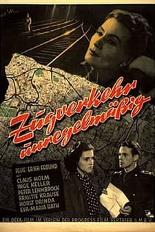 Zugverkehr Unregelmäßig (1951) afişi