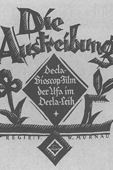 Die Austreibung (1923) afişi