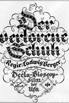 Der Verlorene Schuh (1923) afişi