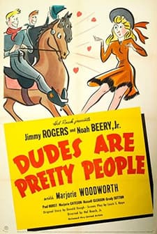 Dudes Are Pretty People (1942) afişi