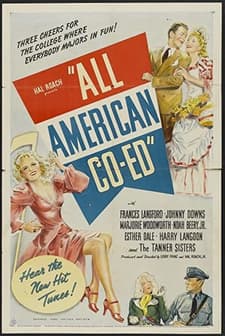 All-american Co-ed (1941) afişi