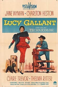 Lucy Gallant (1955) afişi