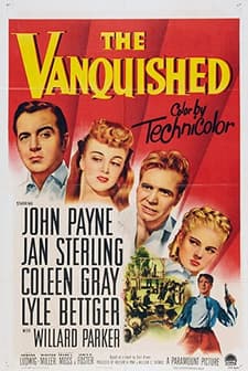 The Vanquished (1953) afişi