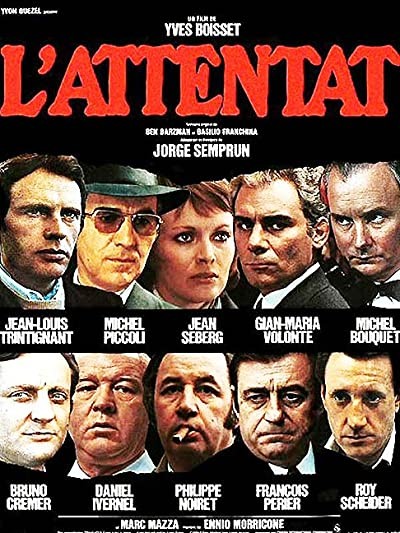 L'attentat (1972) afişi