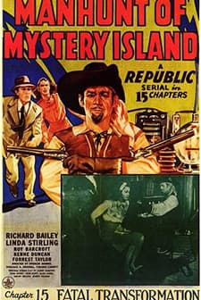 Manhunt Of Mystery Island (1945) afişi