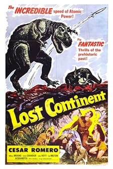 Lost Continent (1951) afişi