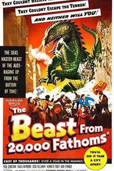 The Beast From 20,000 Fathoms (1953) afişi