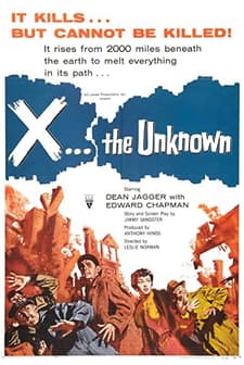 X The Unknown (1956) afişi