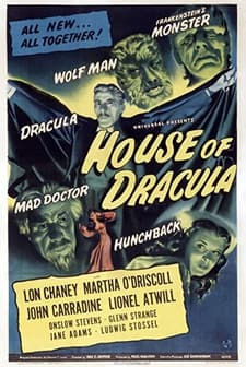 Dracula'nın Evi (1945) afişi