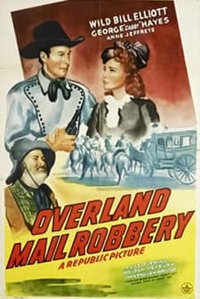 Overland Mail Robbery (1943) afişi