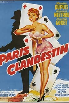 Paris Clandestin (1957) afişi