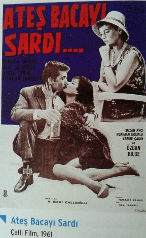 Ateş Bacayı Sardı (1961) afişi