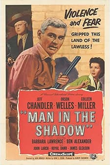 Man In The Shadow (1957) afişi