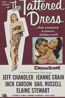 The Tattered Dress (1957) afişi