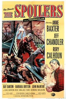 The Spoilers (1955) afişi